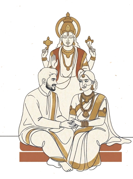 Meenakshi & Sundareshwara — The Celestial Wedding
